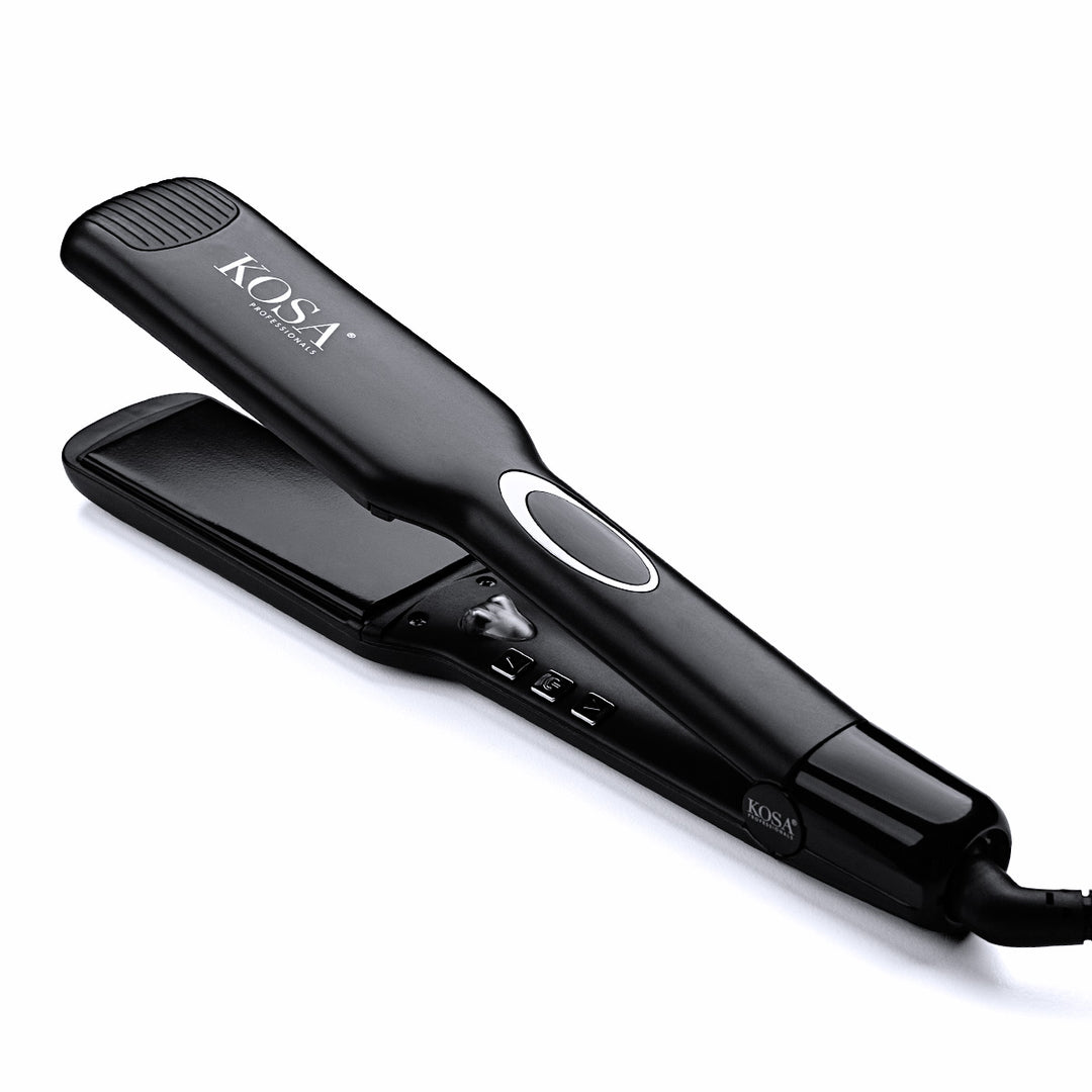 Infrared Flat Iron Large KOSA Elite Styler in Black KOSA PROFESSIONALS